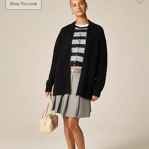 J Crew Full-zip flight sweater-jacket CM693 Size XL NWT